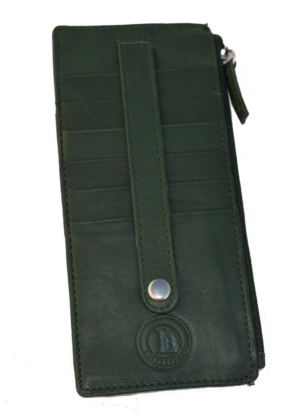 6476 Leatherboss Leather All in One Credit Business Card Case Holder Slim